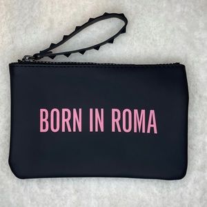 NEW Valentino Born in Roma Pouch Studded wristlet gift